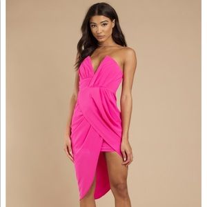 TOBI strapless bodycon dress